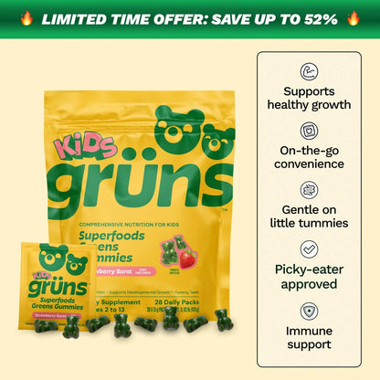 Grüns Kids Superfood Gummies