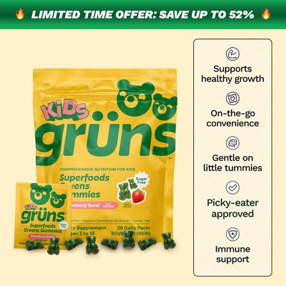 Grüns Kids Superfood Gummies