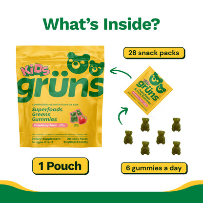 Grüns Kids Superfood Gummies